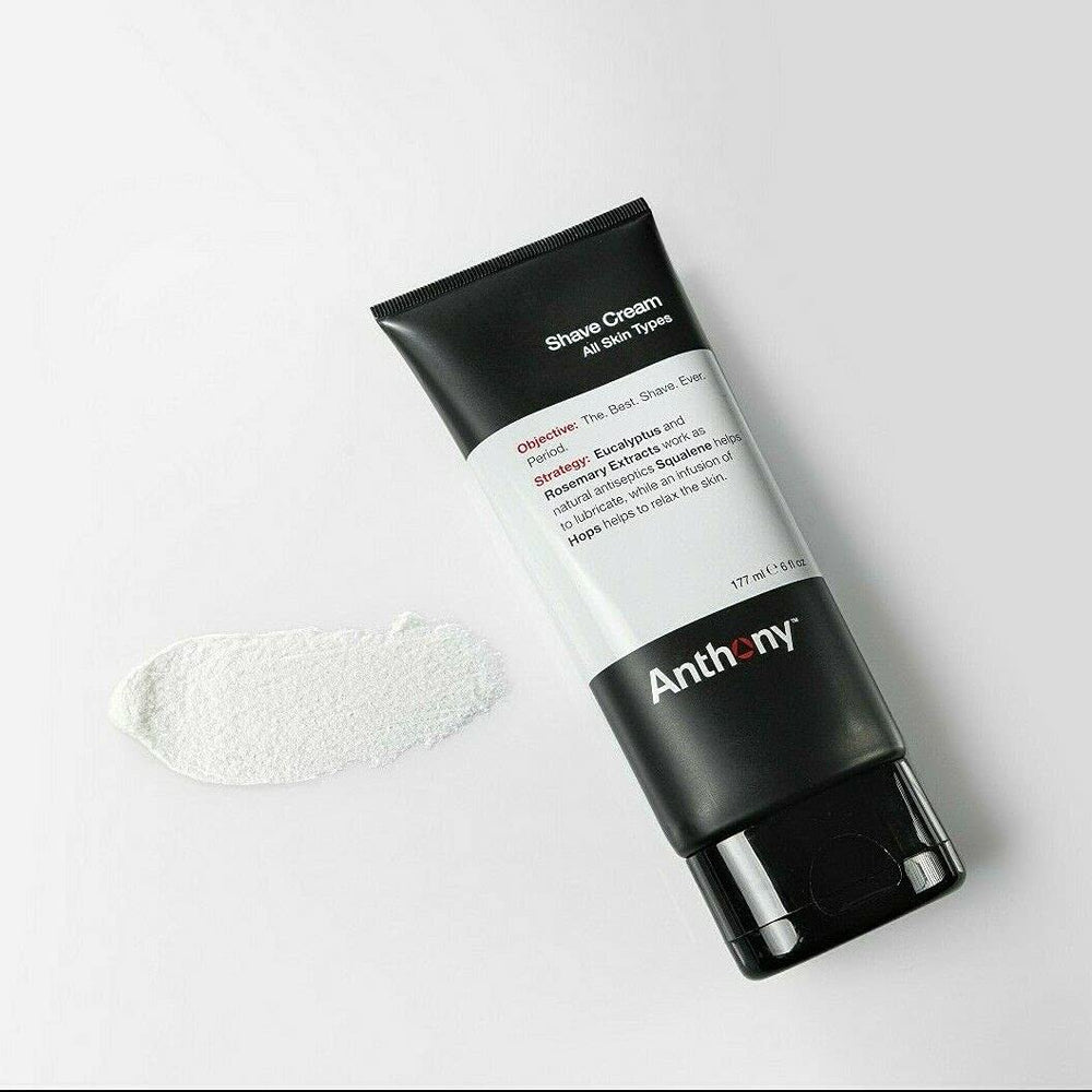 Anthony shaving cream 6 oz tube suitable for home or gym use