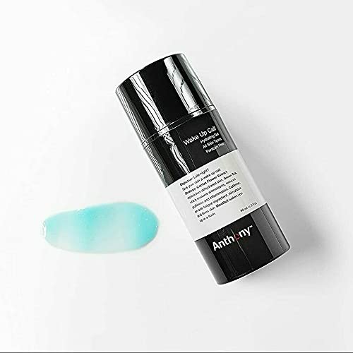 Applying Anthony Wake Up Call to the face for a refreshed look during the morning.