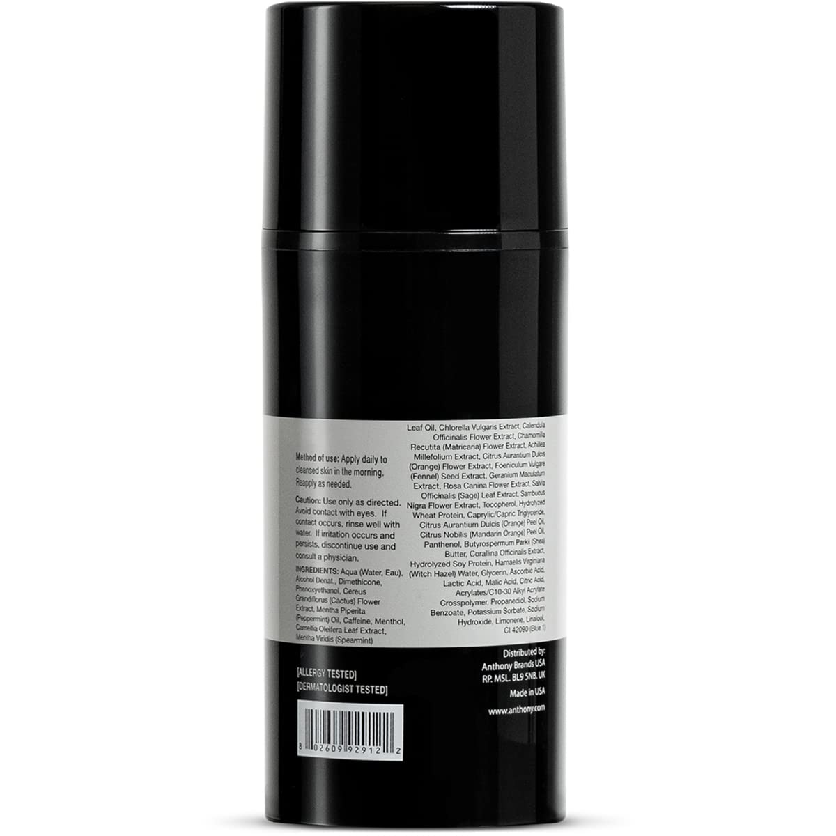 Anthony Wake Up Call pump dispenser in action for a quick morning wake-up routine.
