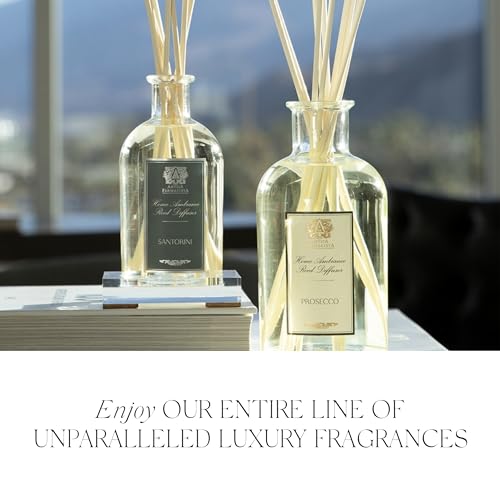 Antica Farmacista Prosecco Top Notes image conveys citrus brightness for refreshing wash.