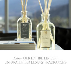 Antica Farmacista Prosecco Top Notes image conveys citrus brightness for refreshing wash.
