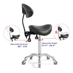 Antlu backrest closeup shows upgraded support that keeps posture upright