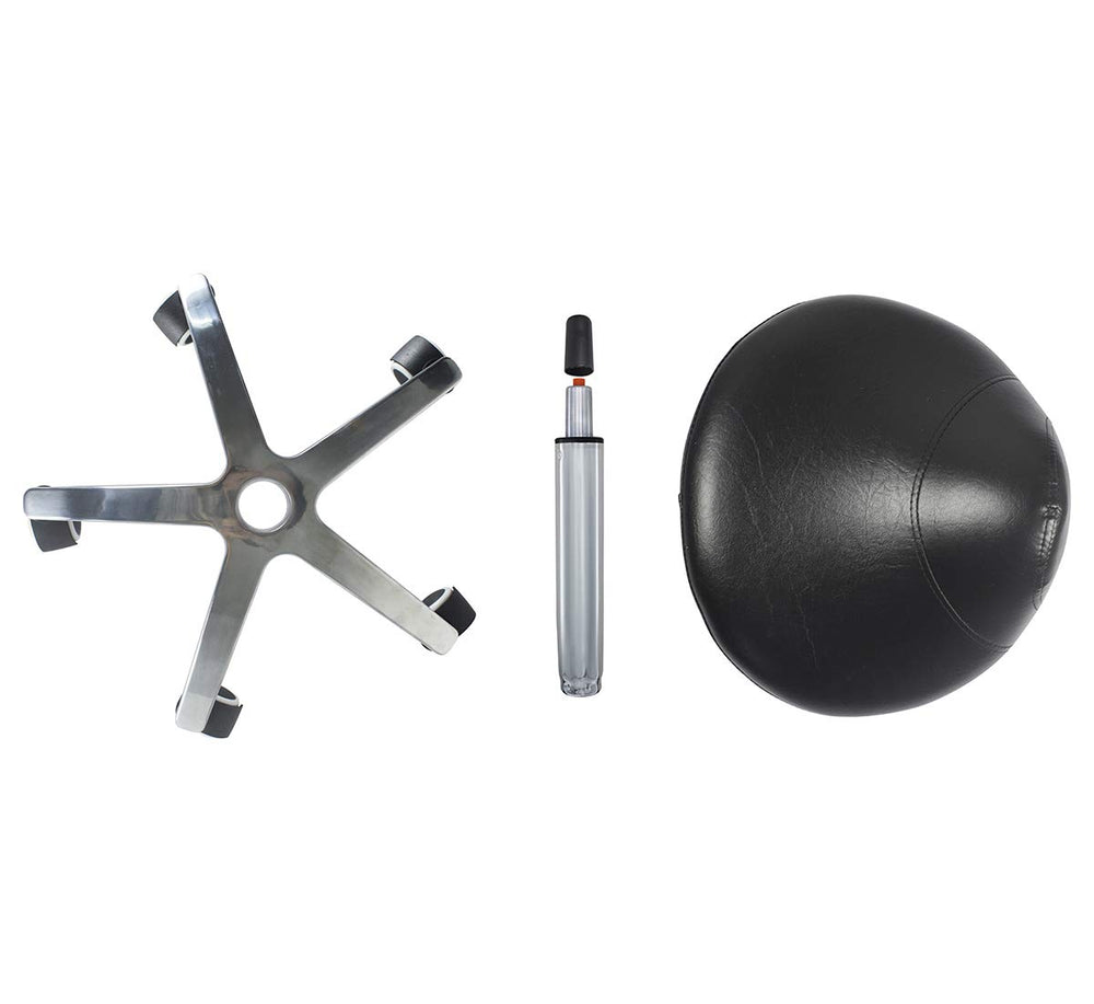 Antlu saddle stool rolling chair kitchen-salon use illustrates versatile workspace