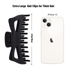 Antmoilios long hair clip securing updo example on curly length.