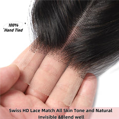 Anvnkl Brazilian virgin body-wave hair demonstrates natural movement and shine.