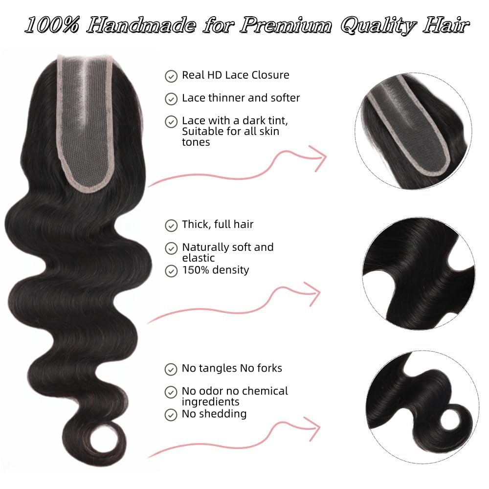 Anvnkl middle-part with pre-plucked baby hairs creates effortless styling.