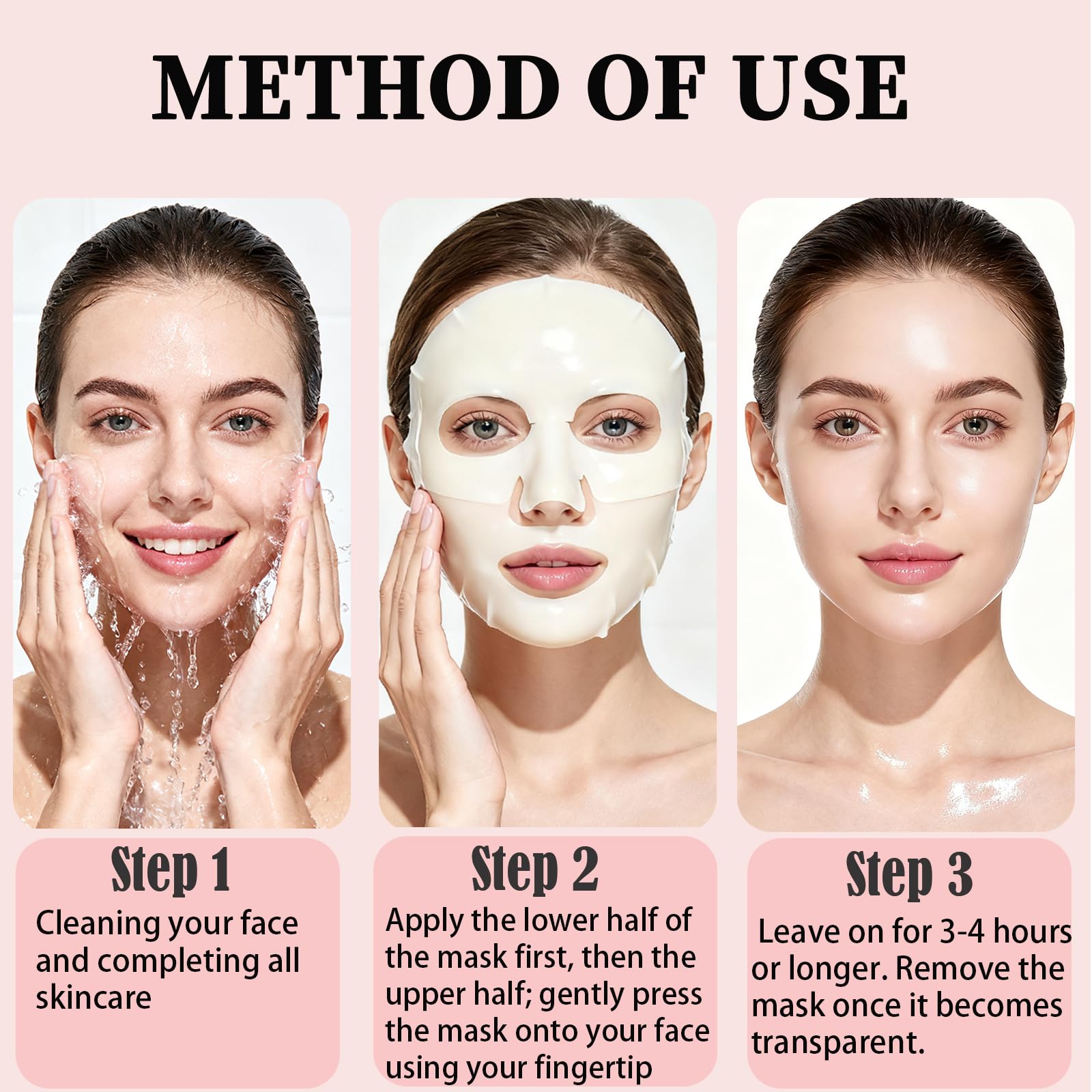 Anweina collagen mask after-use glow on rested skin