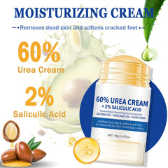 Anweina urea foot cream closeup texture highlights rich, fast-absorbing hydration.