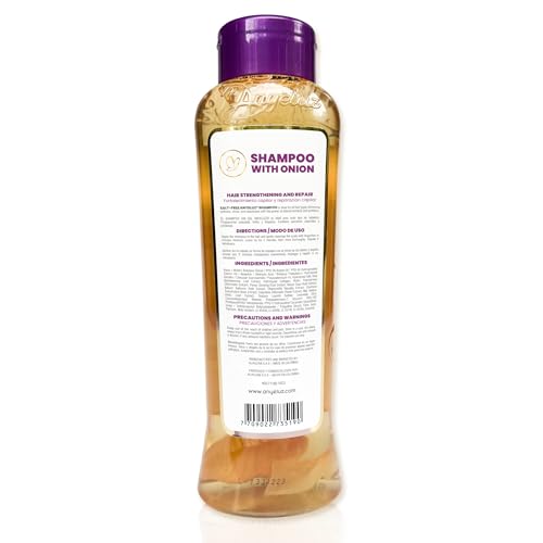 ANYELUZ Onion Shampoo suits all hair types for balanced cleansing.