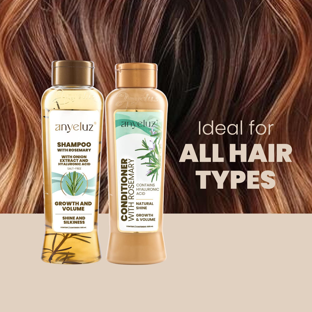 ANYELUZ hyaluronic-acid drop highlights hydration for soft hair.