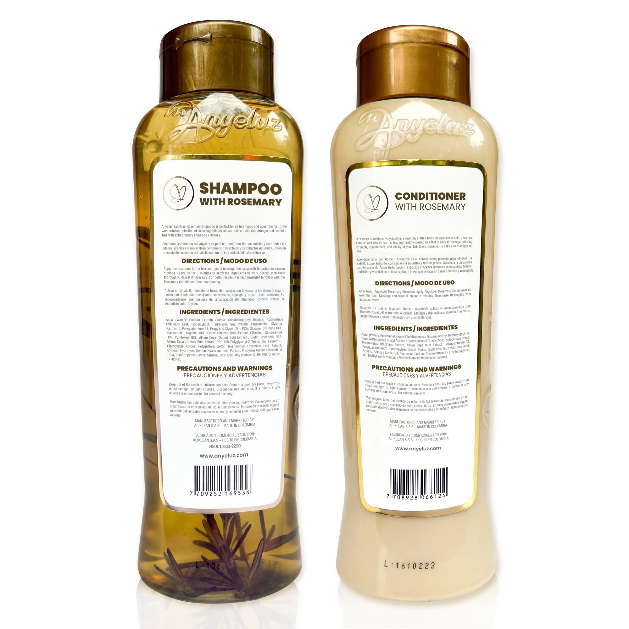 ANYELUZ towel-dried hair shows soft, manageable finish.