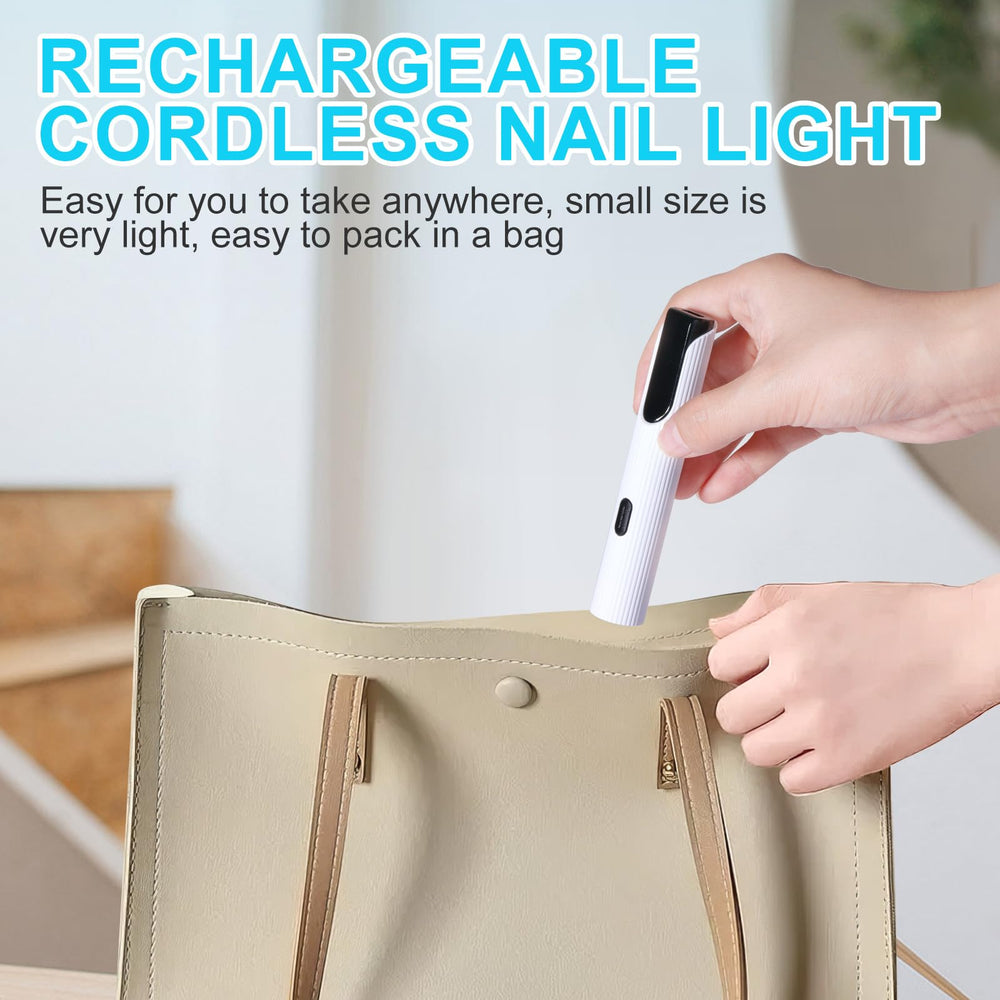 ANYINS handheld UV light detailed-nail-art supports precise cure for gems.