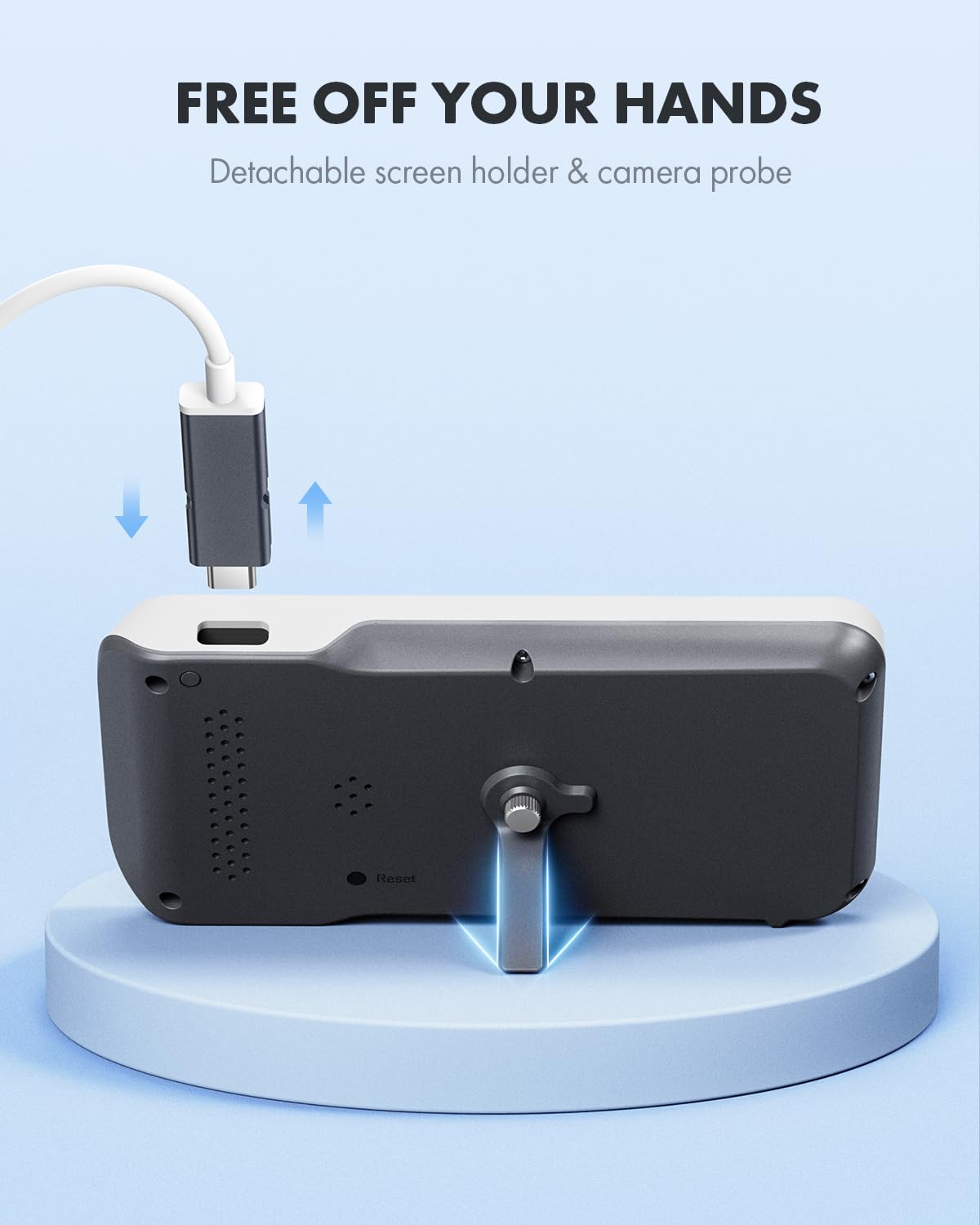Anykit Digital Otoscope protective covers improve safe handling during use.