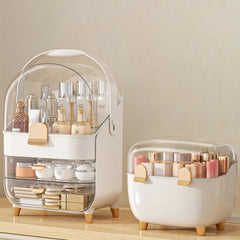 Anylady makeup organizer rose gold lipstick holder keeps cosmetics neatly organized and easy to access.