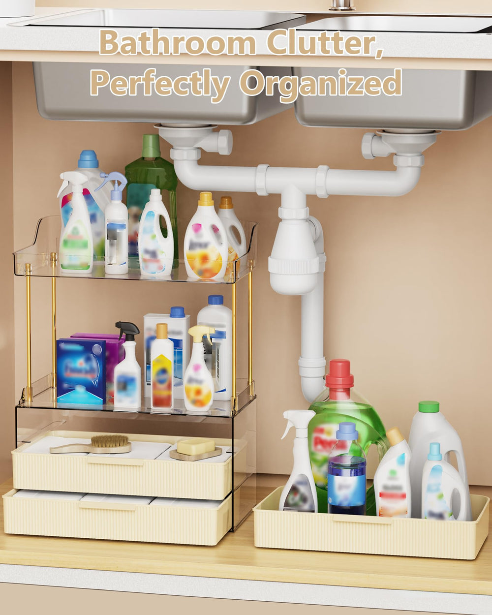Anylady modular storage system drawer demonstrates flexible configuration for small spaces