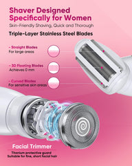 ANYLIV eyebrow and nose trimming head for clean, precise shaping during grooming.