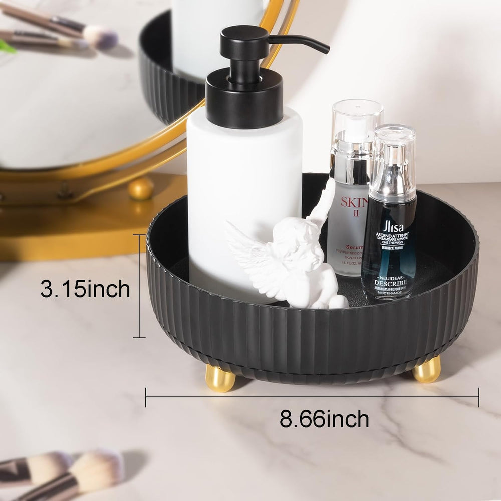 Anyoifax beauty stand showcases a modern minimalist look on a dresser.