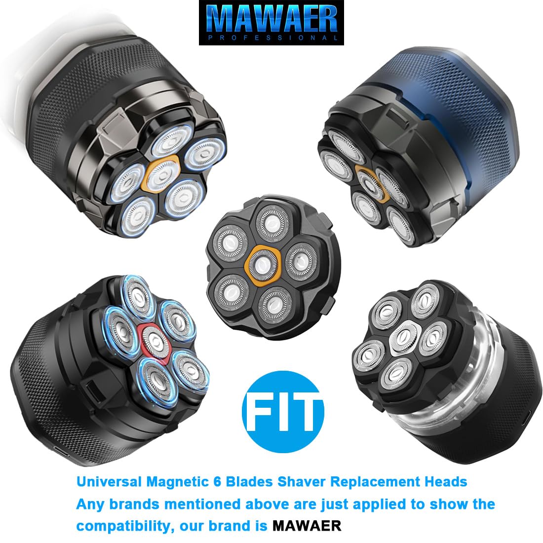 ANYSONIC magnetic head quick-attach enables effortless setup.