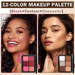 AOAZXBB Cream Concealer Palette skin matching tones blend softly to conceal blemishes