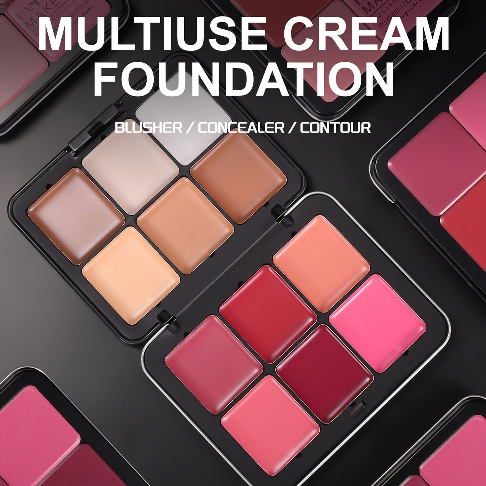 AOAZXBB Natural makeup look with rosy cheeks and subtle contour