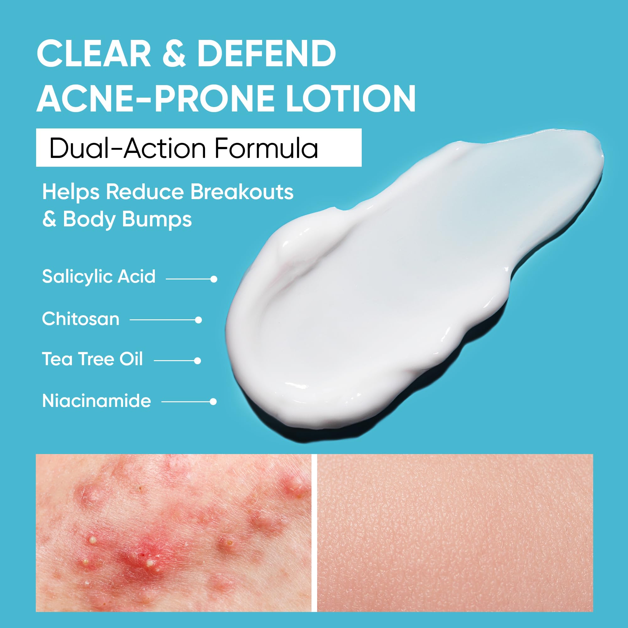 AOBBIY texture closeup lightweight lotion highlights smooth, non-greasy glide for sensitive skin.