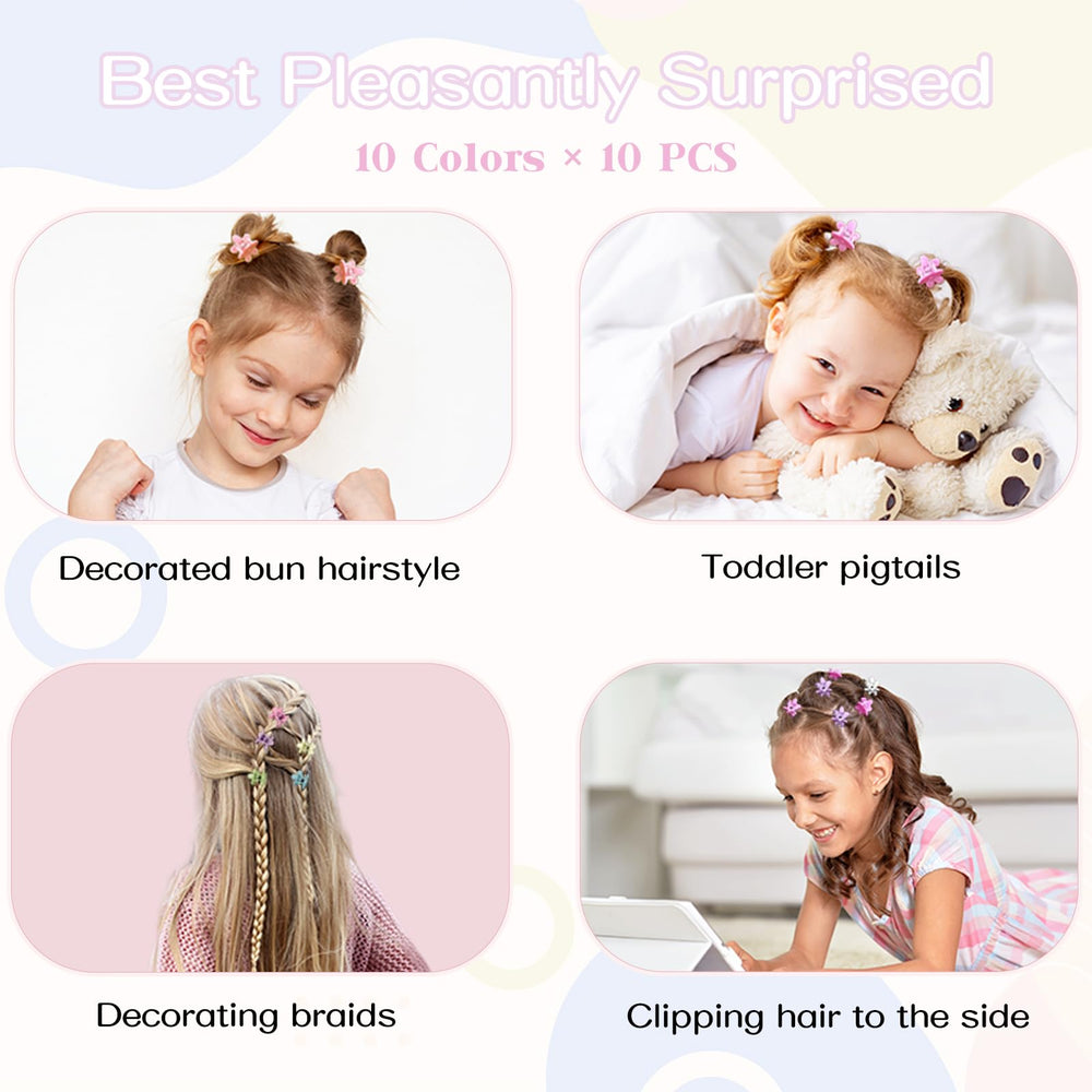 AOENJIE Mini Flower Clip styled for kids' playful looks.