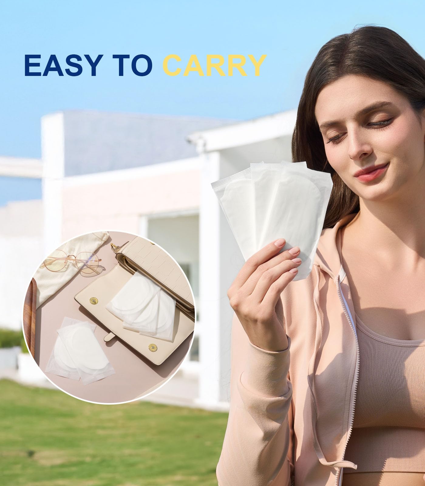 Aoeoun pads are ideal for travel and outdoor activities.