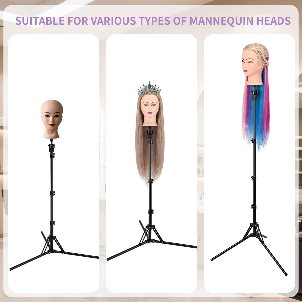 Aofadaning versatile compatibility fits most mannequin heads and blocks