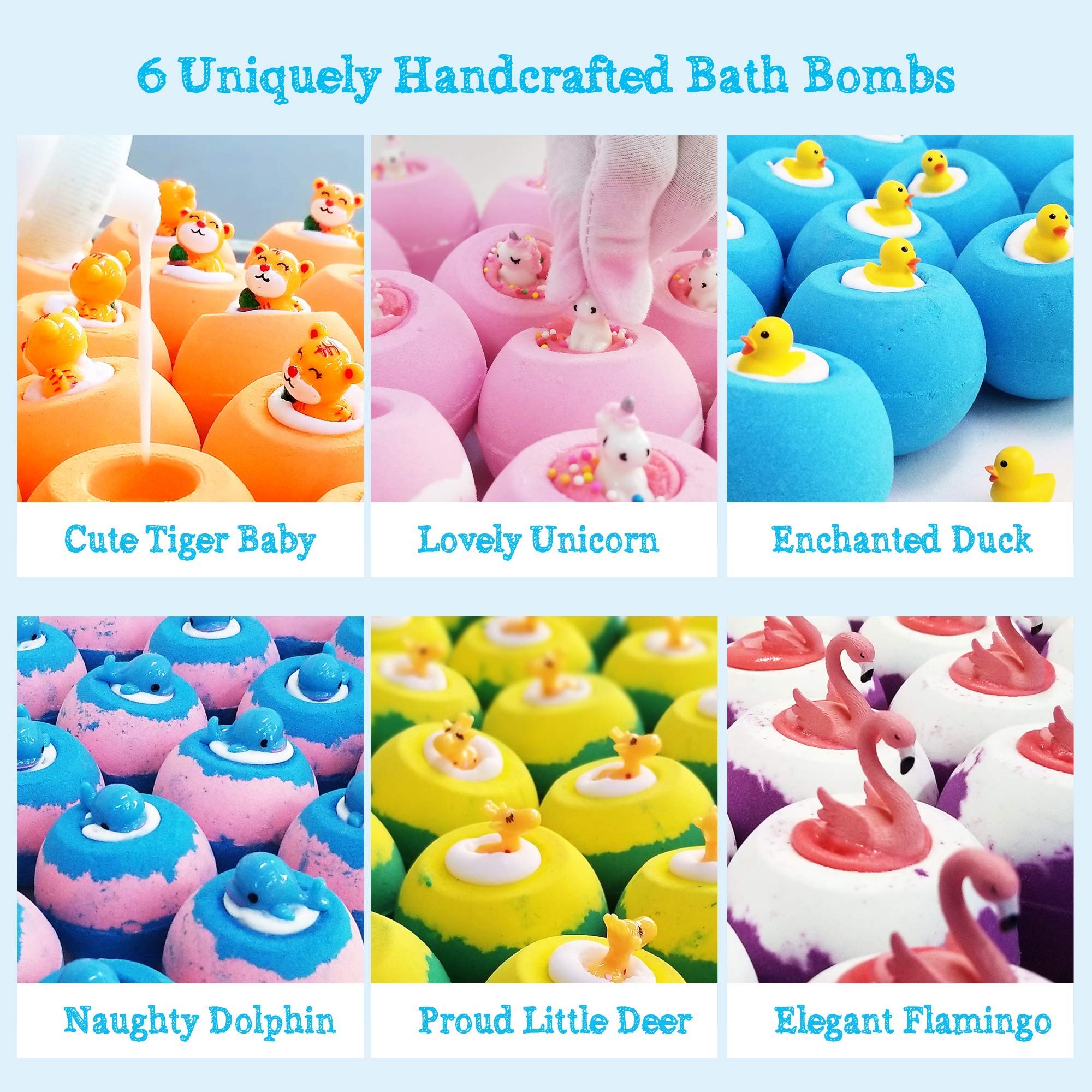 Aofmee gift-pack bath bombs ideal for birthdays and holidays