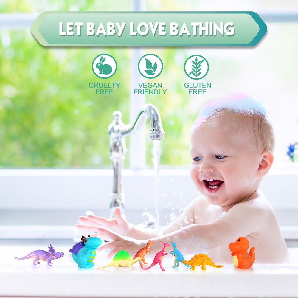 Aofmee collection of dinosaurs enhances bath-time adventure
