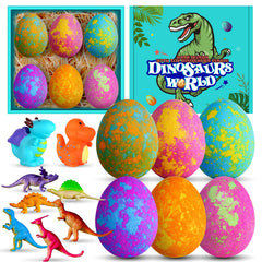 Aofmee dinosaur-egg-bath-bomb-pack is perfect for engaging kids during bathtime