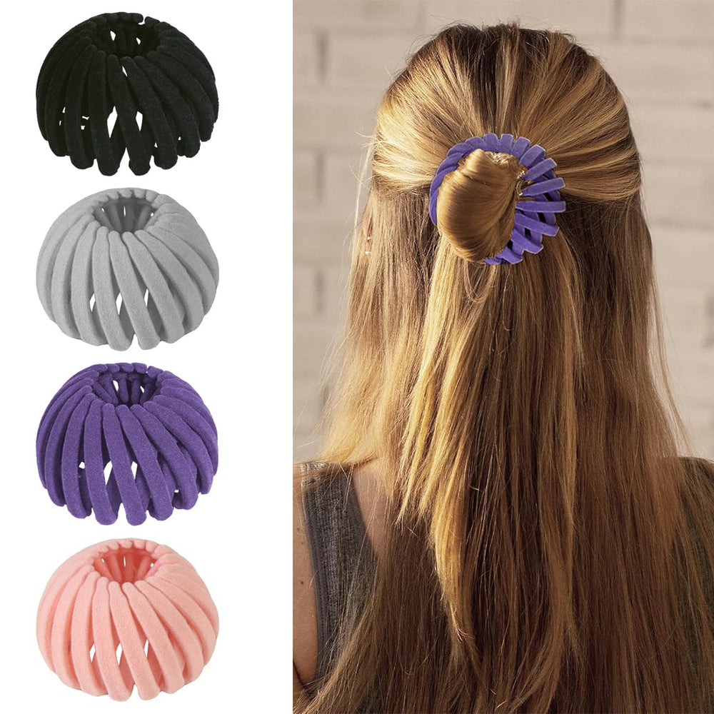 Aokid bird nest hair clips closeup showing flexible design for stylish updos