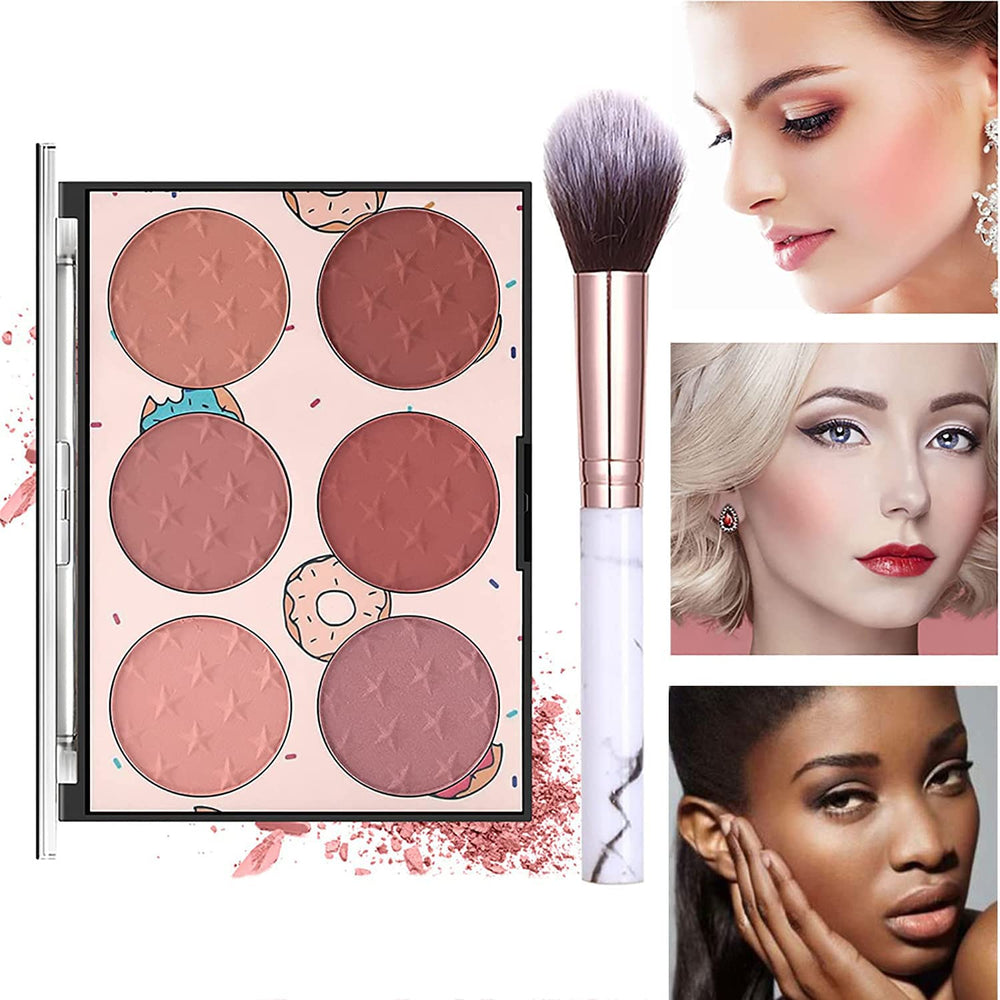 AOLIKOKO 12-Color Pro Makeup Kit eyebrow soap and eyeliner stamp for defined brows.
