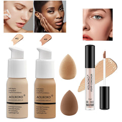 AOLIKOKO 12-Color Pro Makeup Kit liquid lipstick with lasting color and comfort.
