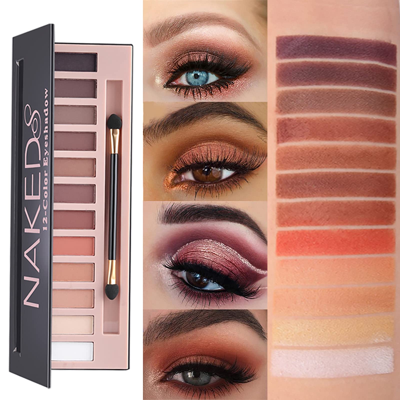 AOLIKOKO 12-Color Pro Makeup Kit all-in-one set ideal for gifting occasions.
