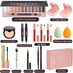 AOLIKOKO makeup kit blush duo adds natural flush for radiant cheeks