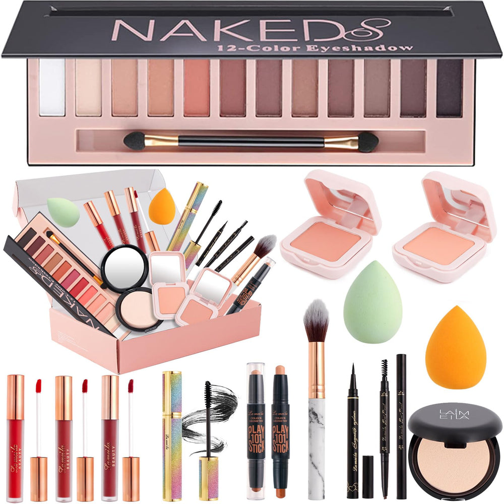AOLIKOKO makeup kit eyeshadow palette with 12 colors for versatile day-to-night looks