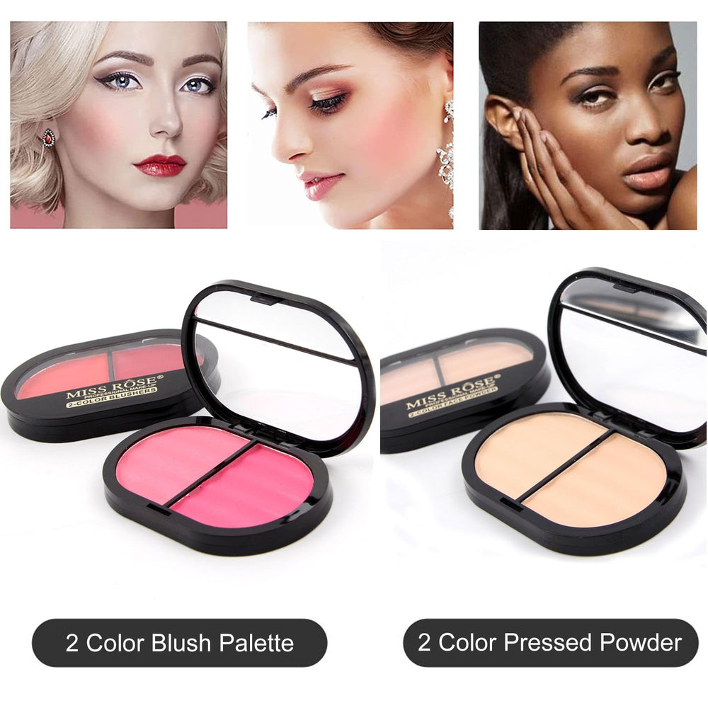 AOLIKOKO pressed powder compact for shine-control and smooth finish