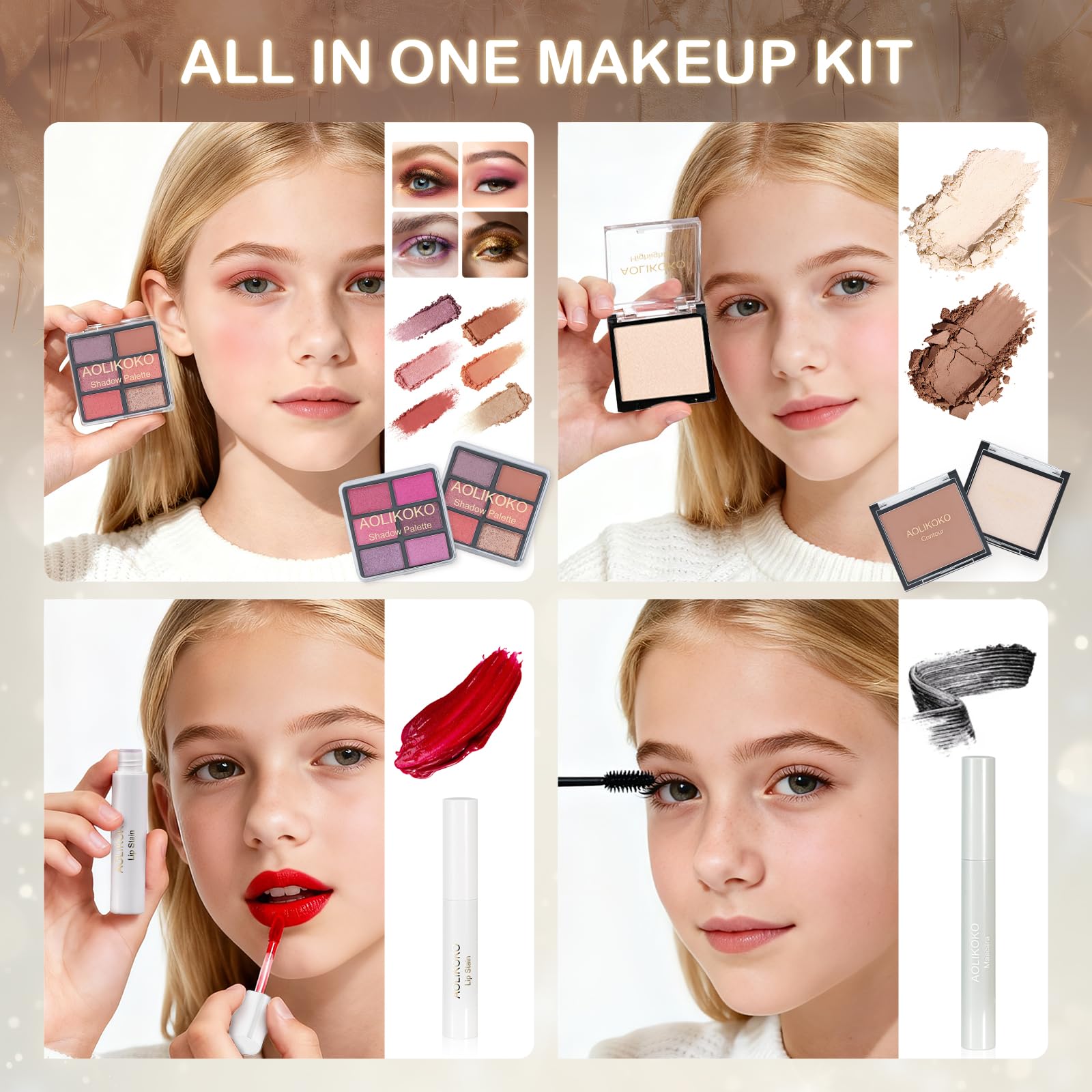 AOLIKOKO lip balm and lip gloss duo for soft hydrated lips