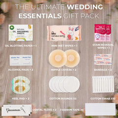 AOLRNALI bridal emergency kit oil blotting papers to reduce shine before portraits.