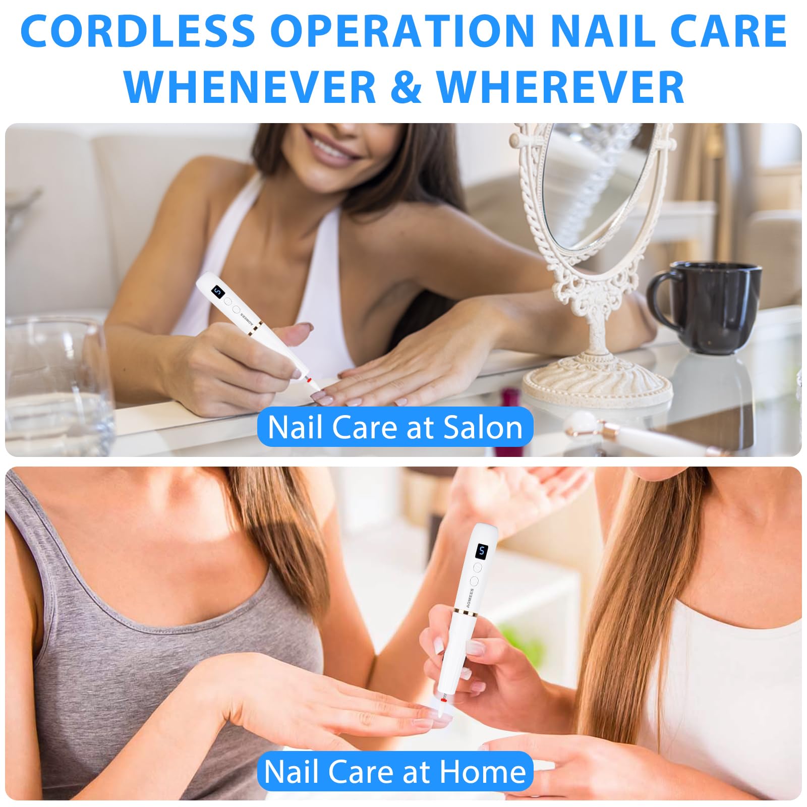 AOMEES multifunctional drill for sculpting, shaping, and callus removal