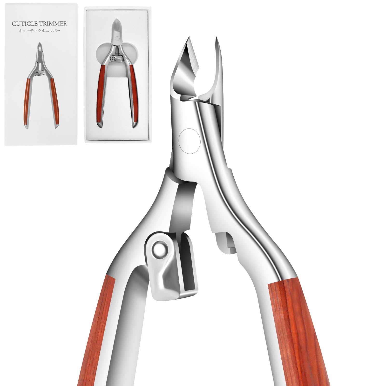 AONOLOVO cuticle nippers precision closeup for precise trimming
