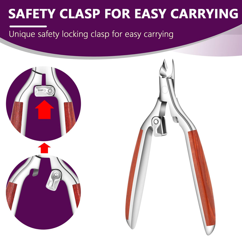 AONOLOVO cuticle nippers salon-grade feature shot conveys professional precision