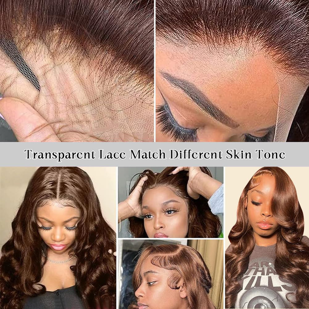 Aoque dyed-ready brown wig supports restyling and color experiments