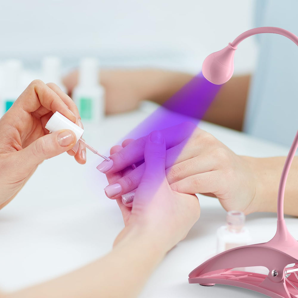AORAEM at-home manicure setup ideal for beginners and easy gel layering.