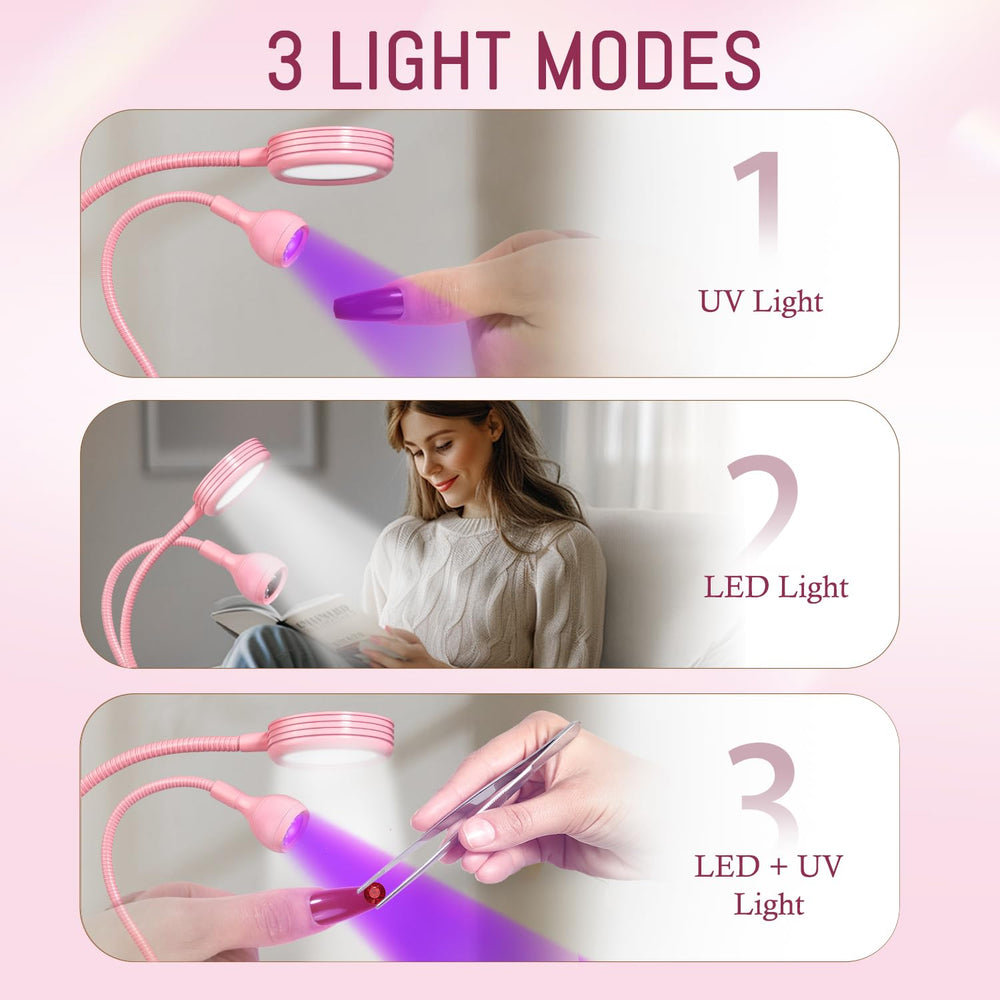 AORAEM fast-dry feature visibly accelerates manicure workflow