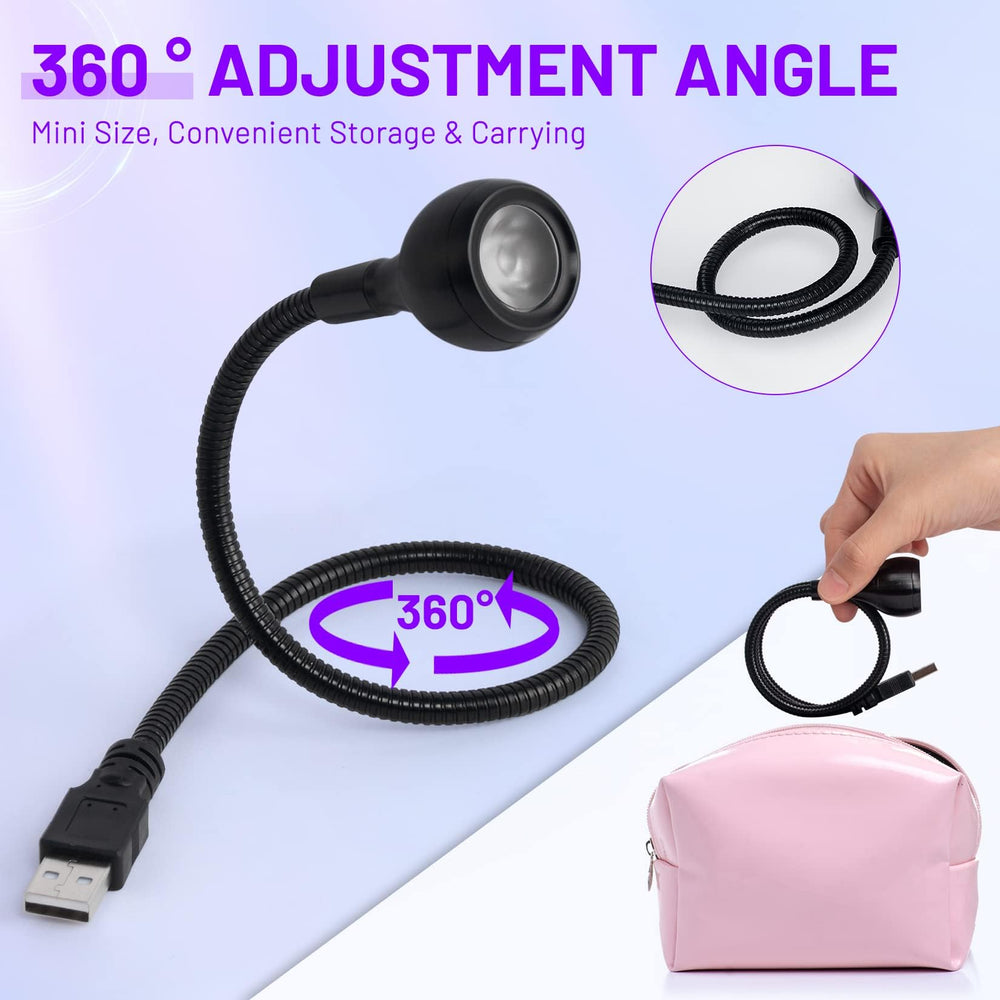 AORAEM LED nail lamp USB-powered for plug-and-play convenience
