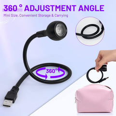AORAEM LED nail lamp USB-powered for plug-and-play convenience