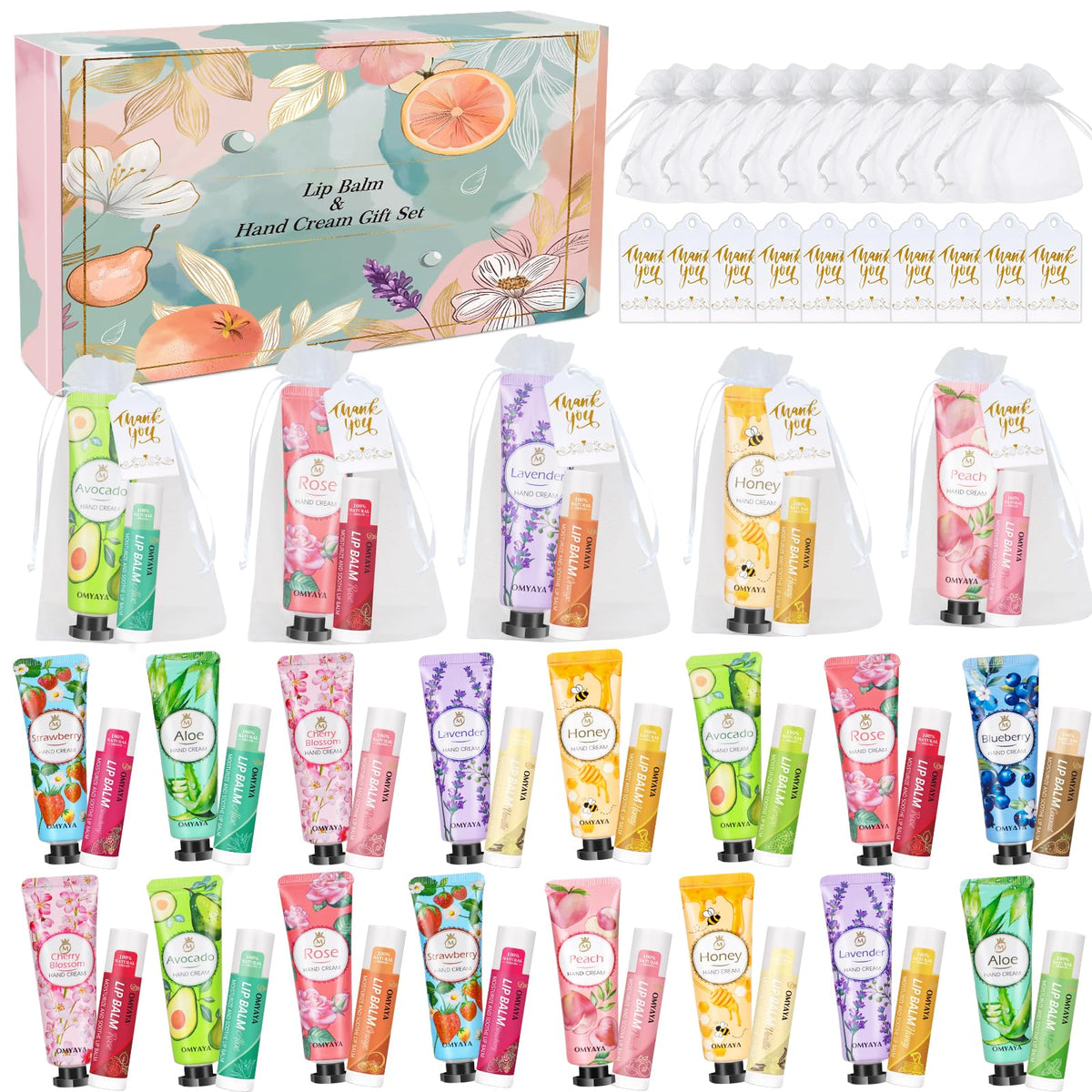 Aottom bulk gifts for coworkers women, assorted hand creams ready for gifting