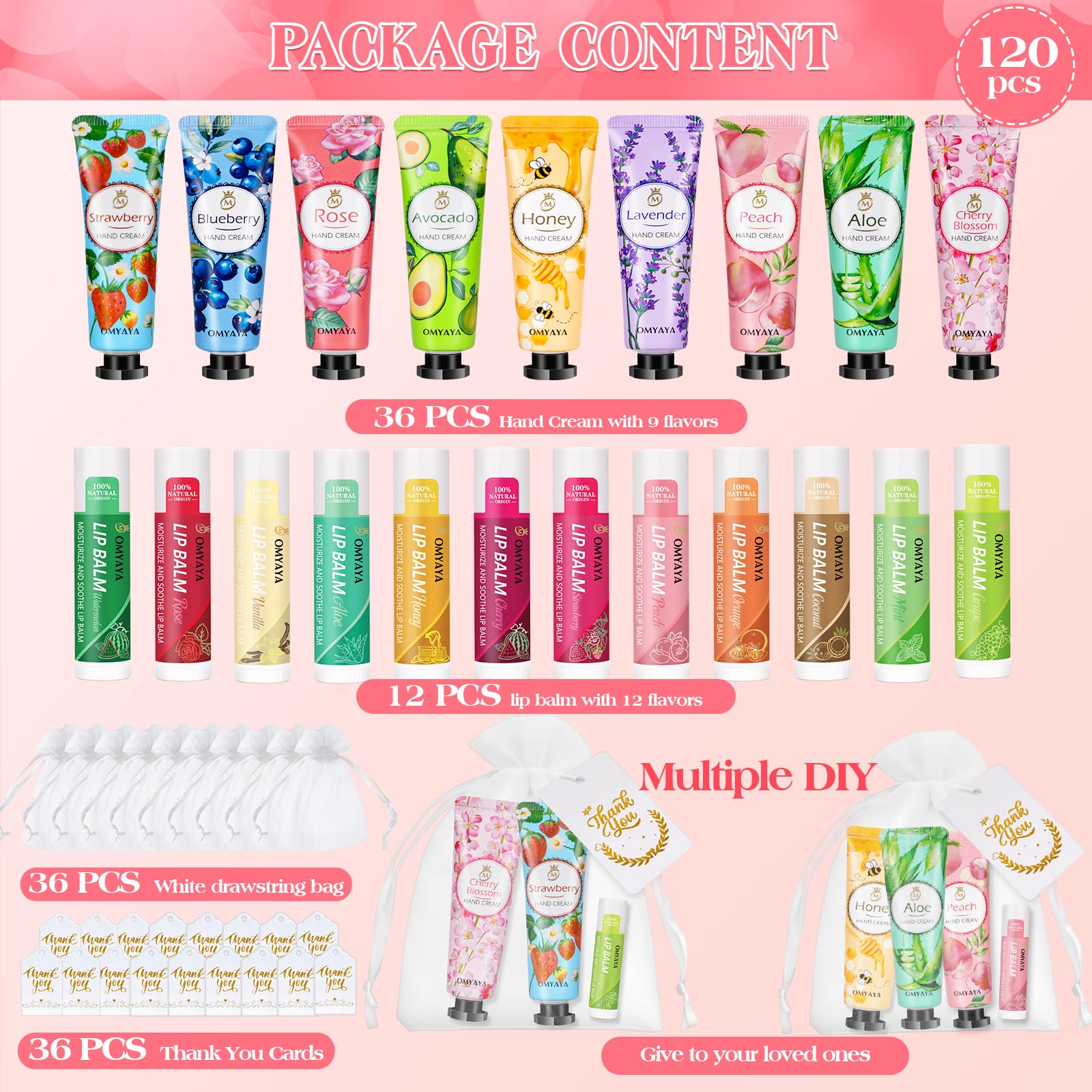 Aottom mini hand creams compact travel-size for on-the-go moisture